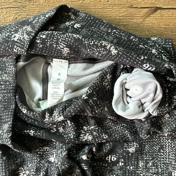 Lululemon Align Crop Equalized Multi leggings 8 - Picture 5 of 6